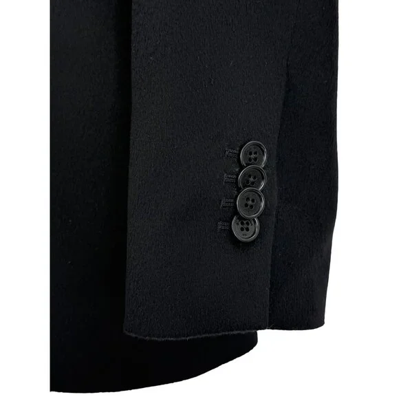 Brooks Brothers Loro Piana Black Italian Luxury Cashmere Blazer Jacket Workwear - Picture 6 of 16